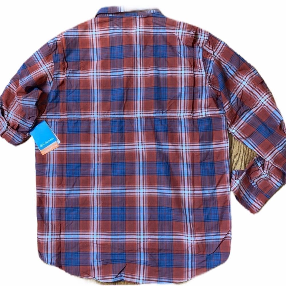 Kestrel Trail Plaid Long Sleeve Button Down shirt L Tall Large Big & Tall - Picture 5 of 5